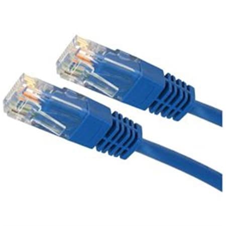 4XEM 4XC5EPATCH10BL 10 ft Cat5e Molded RJ45 UTP Patch Cable - Blue YYI1-QP5083